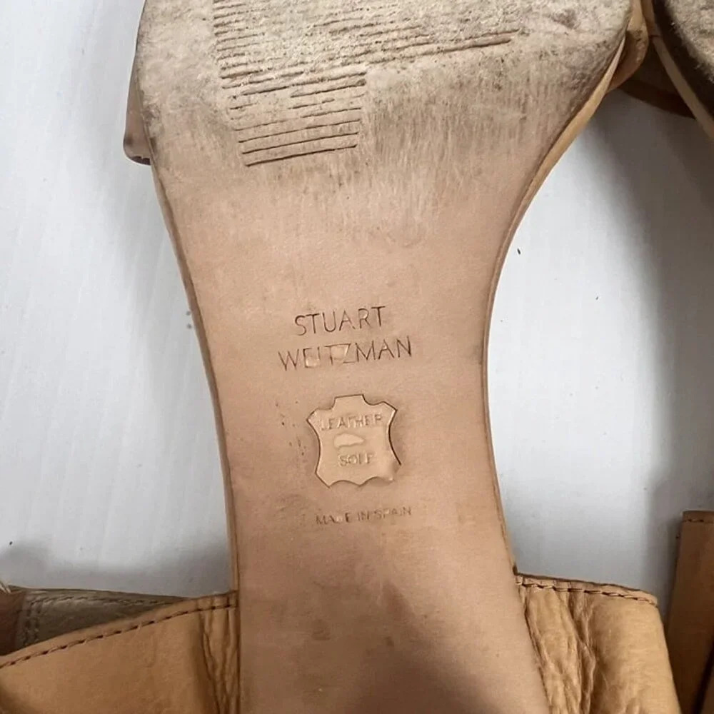 Stuart Weitzman Tan Sandals - Picture 8 of 9